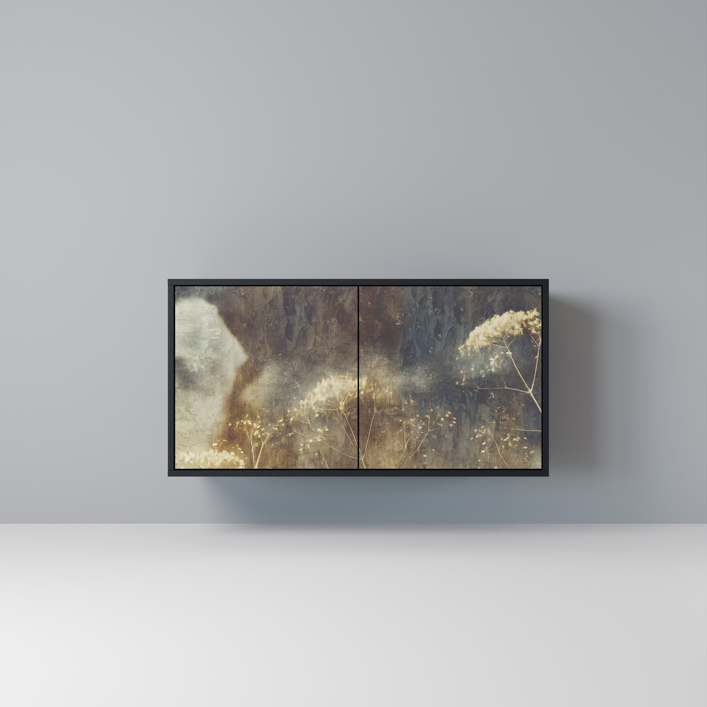 Buffet 2 portes GENTLE POWER finition noire