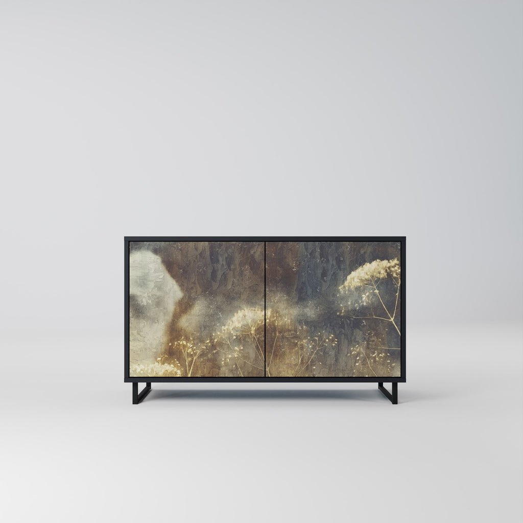 Buffet 2 portes GENTLE POWER finition noire