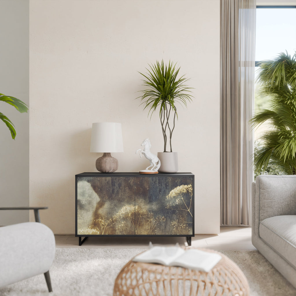 Buffet 2 portes GENTLE POWER finition noire