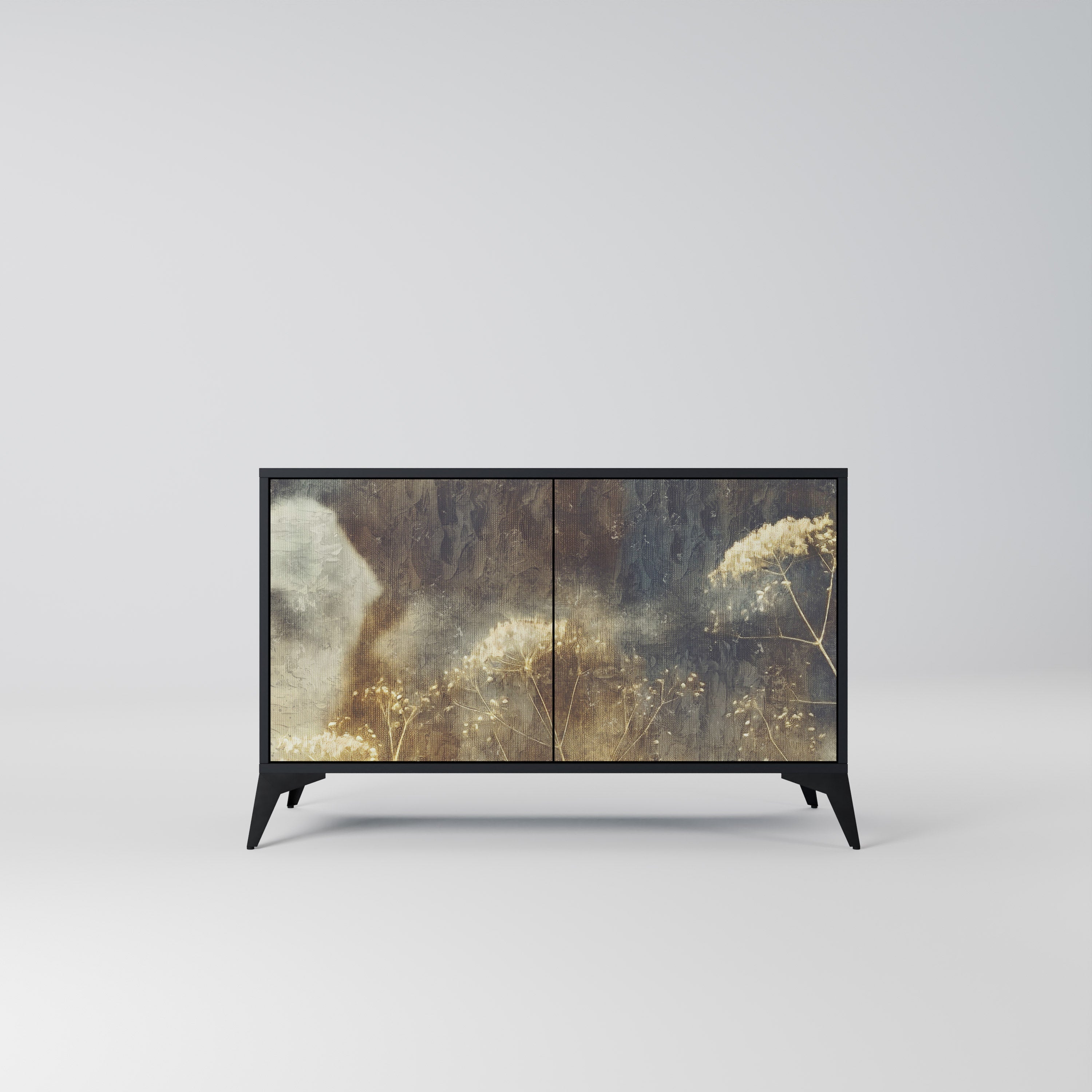 Buffet 2 portes GENTLE POWER finition noire