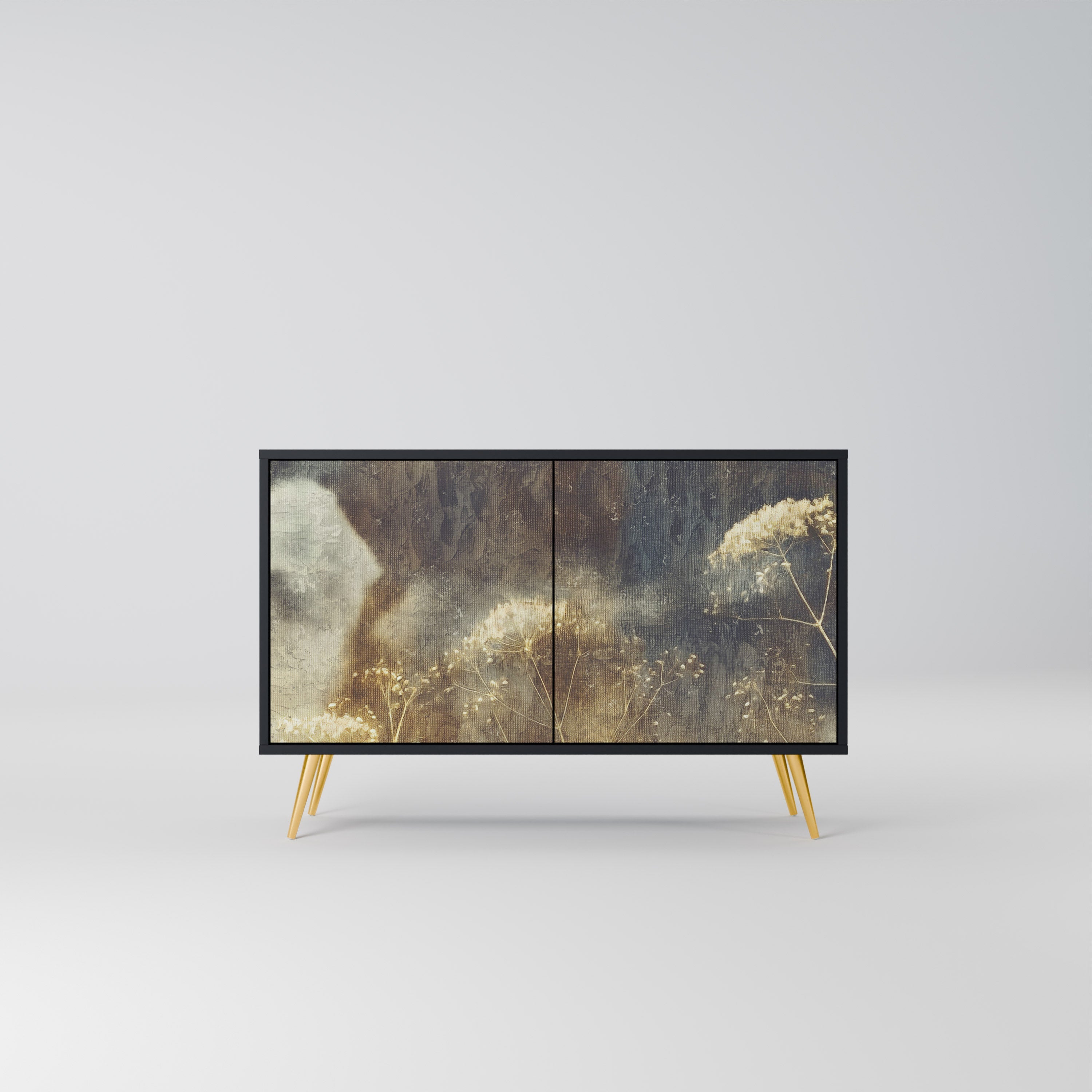 Buffet 2 portes GENTLE POWER finition noire