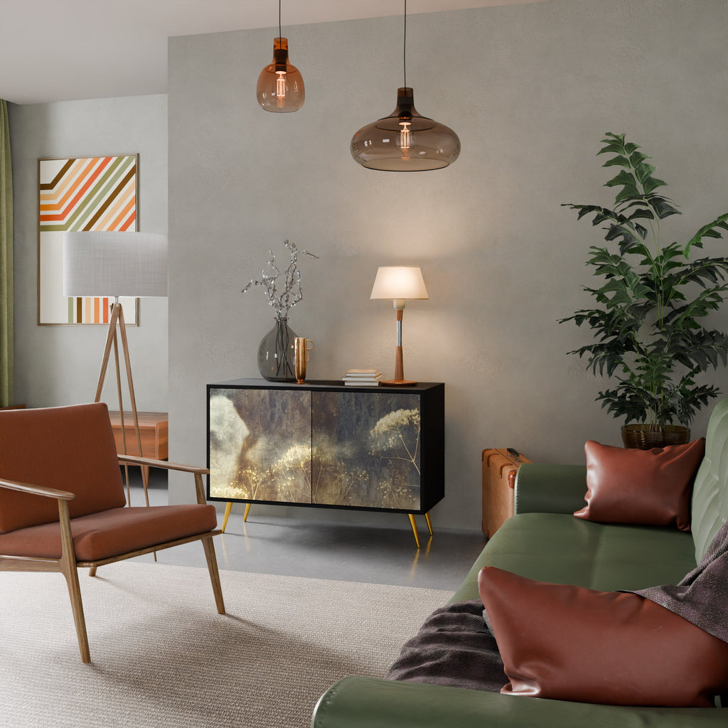 Buffet 2 portes GENTLE POWER finition noire