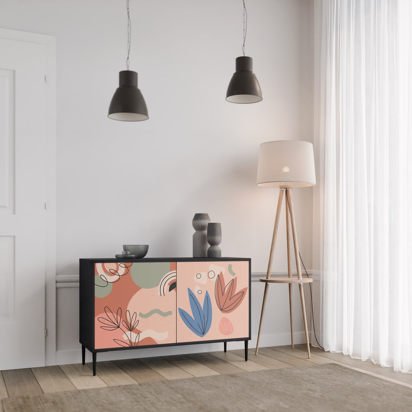PASTEL DESTINY 2-Door Sideboard