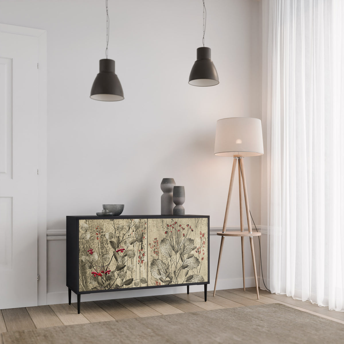 HERBAL GRACE 2-Door Sideboard