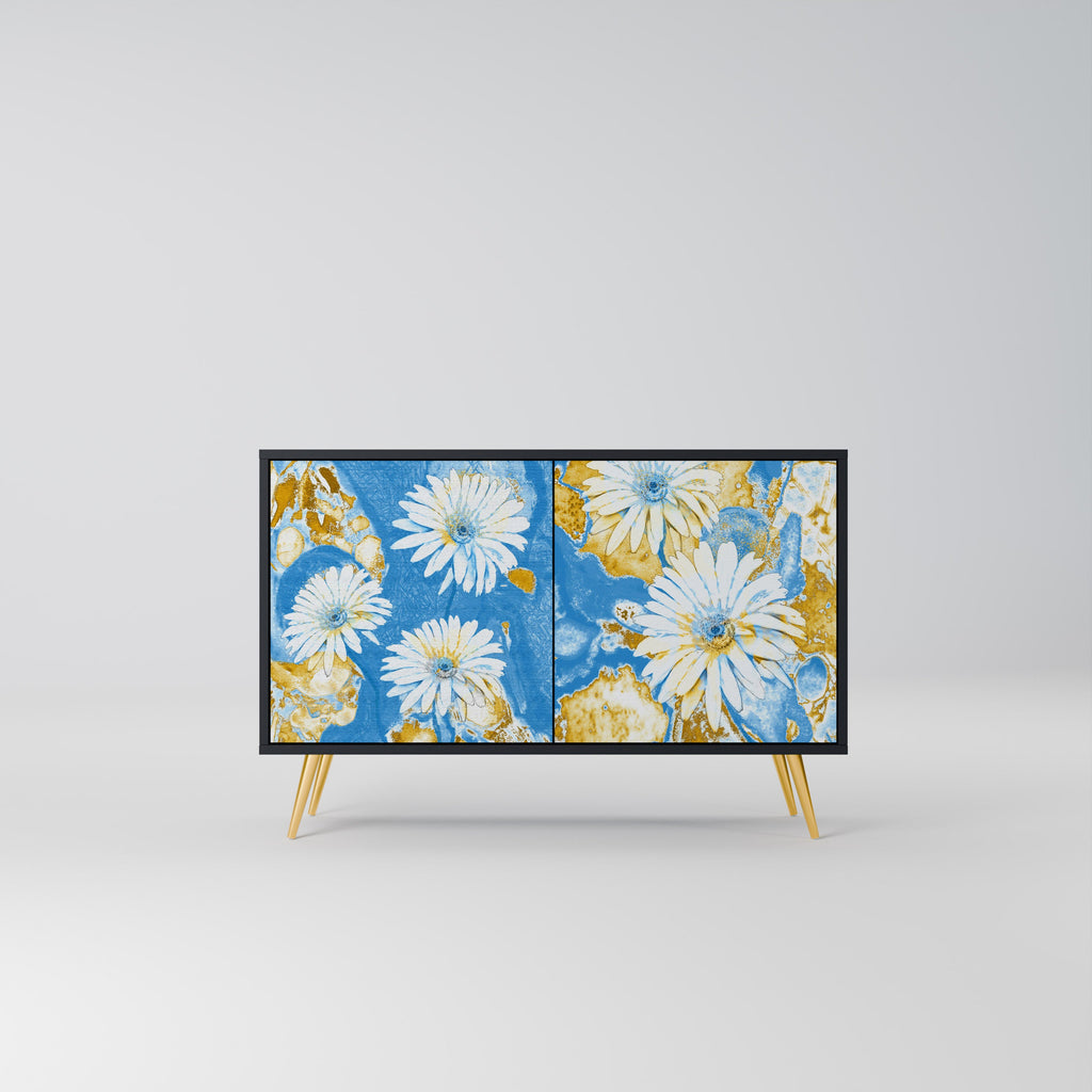 Buffet 2 portes DAISY LUXE finition noire