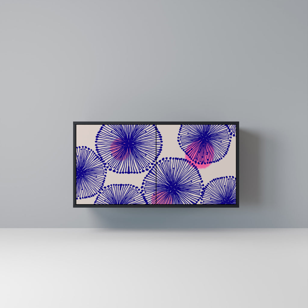 Buffet 2 portes MAGIC NATURE finition noire