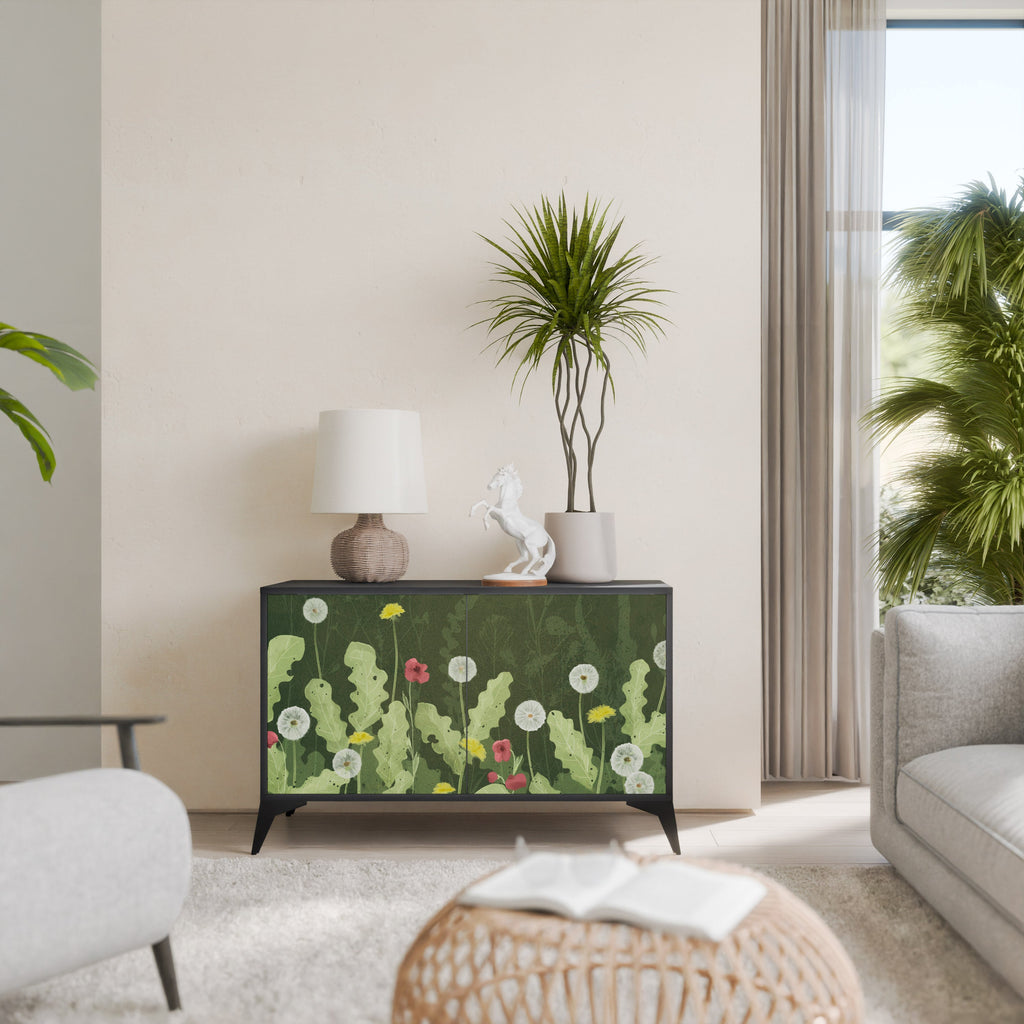 Buffet 2 portes DANDELION AMUSE en finition noire