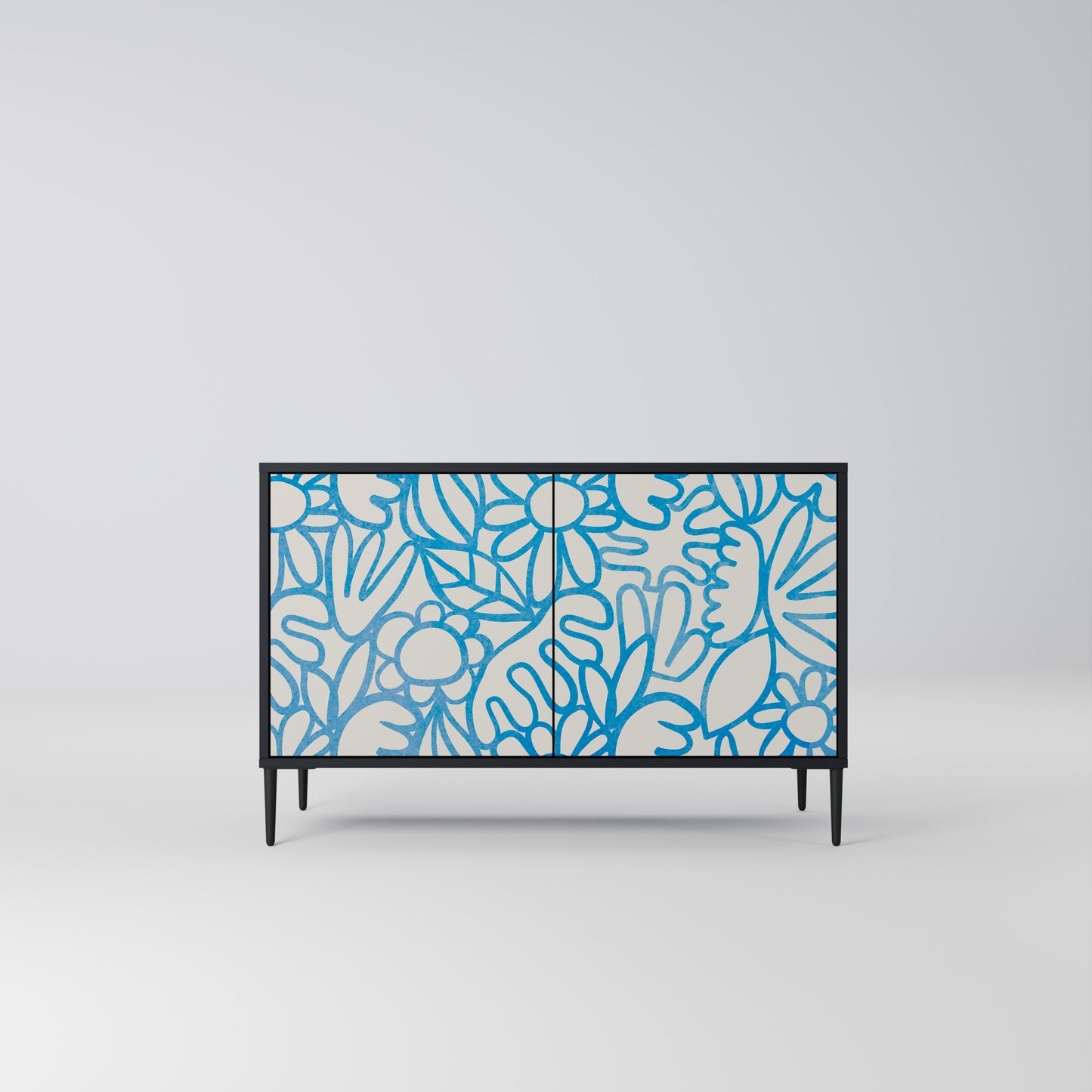 BLOOMY MORNING 2-Door Sideboard