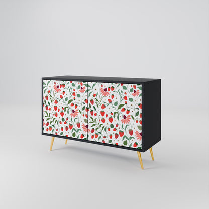 FLOWERS AND STRAWBERRIES 2-Door Sideboard