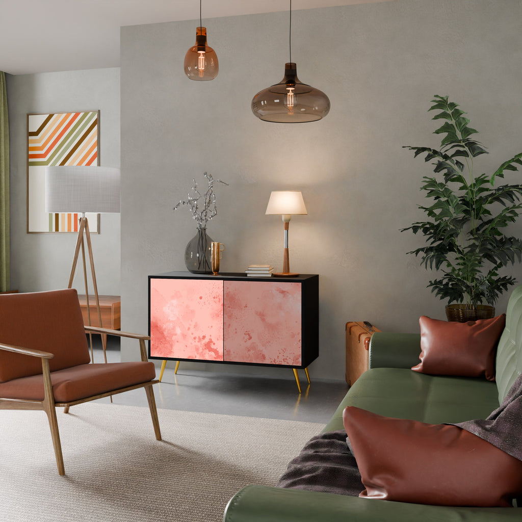 Buffet 2 portes CRANE DANCE finition noire