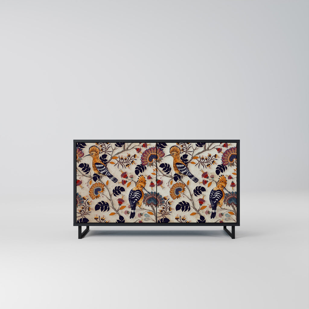 Buffet 2 portes EMINENT HOOPOE en finition noire