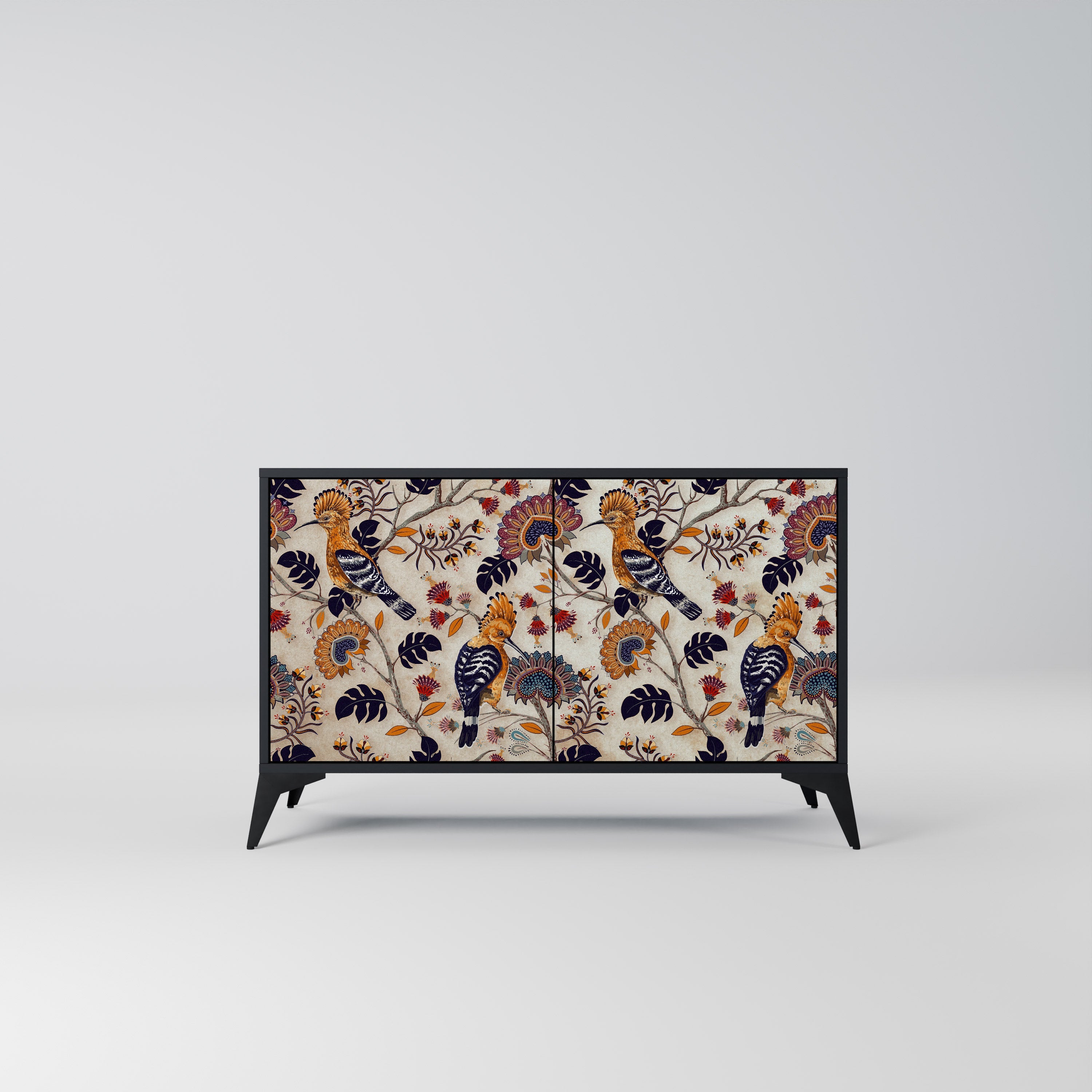 Buffet 2 portes EMINENT HOOPOE en finition noire