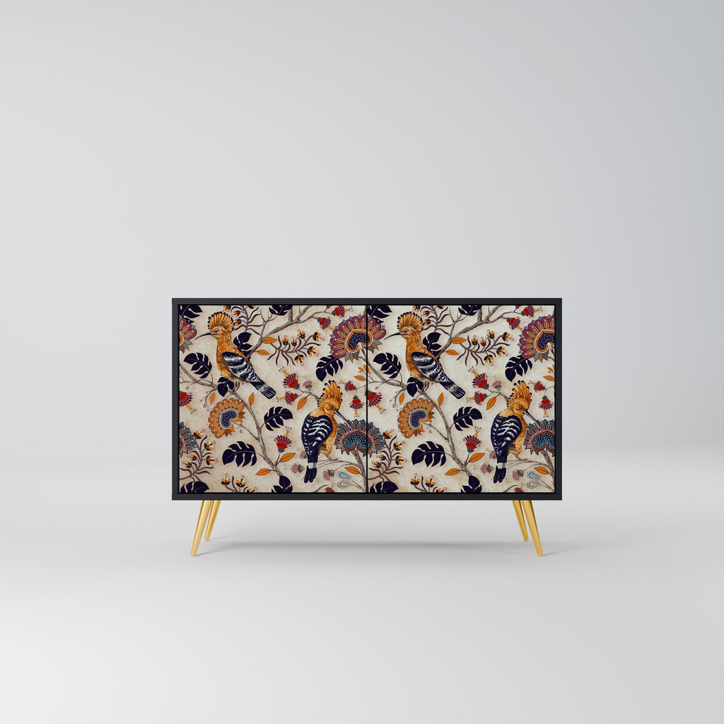 Buffet 2 portes EMINENT HOOPOE en finition noire