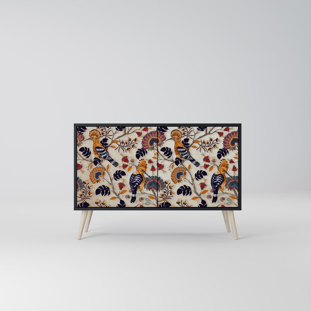 Buffet 2 portes EMINENT HOOPOE en finition noire