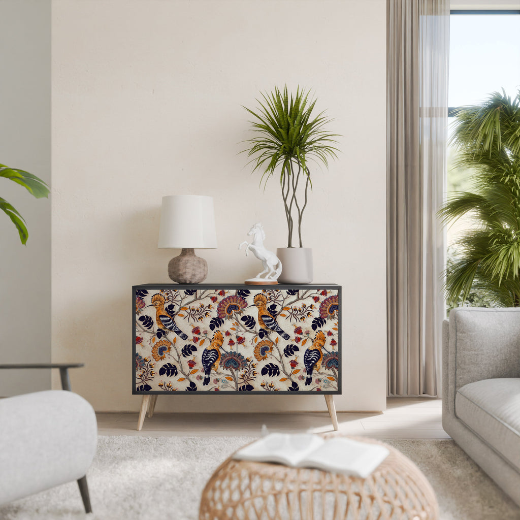 Buffet 2 portes EMINENT HOOPOE en finition noire