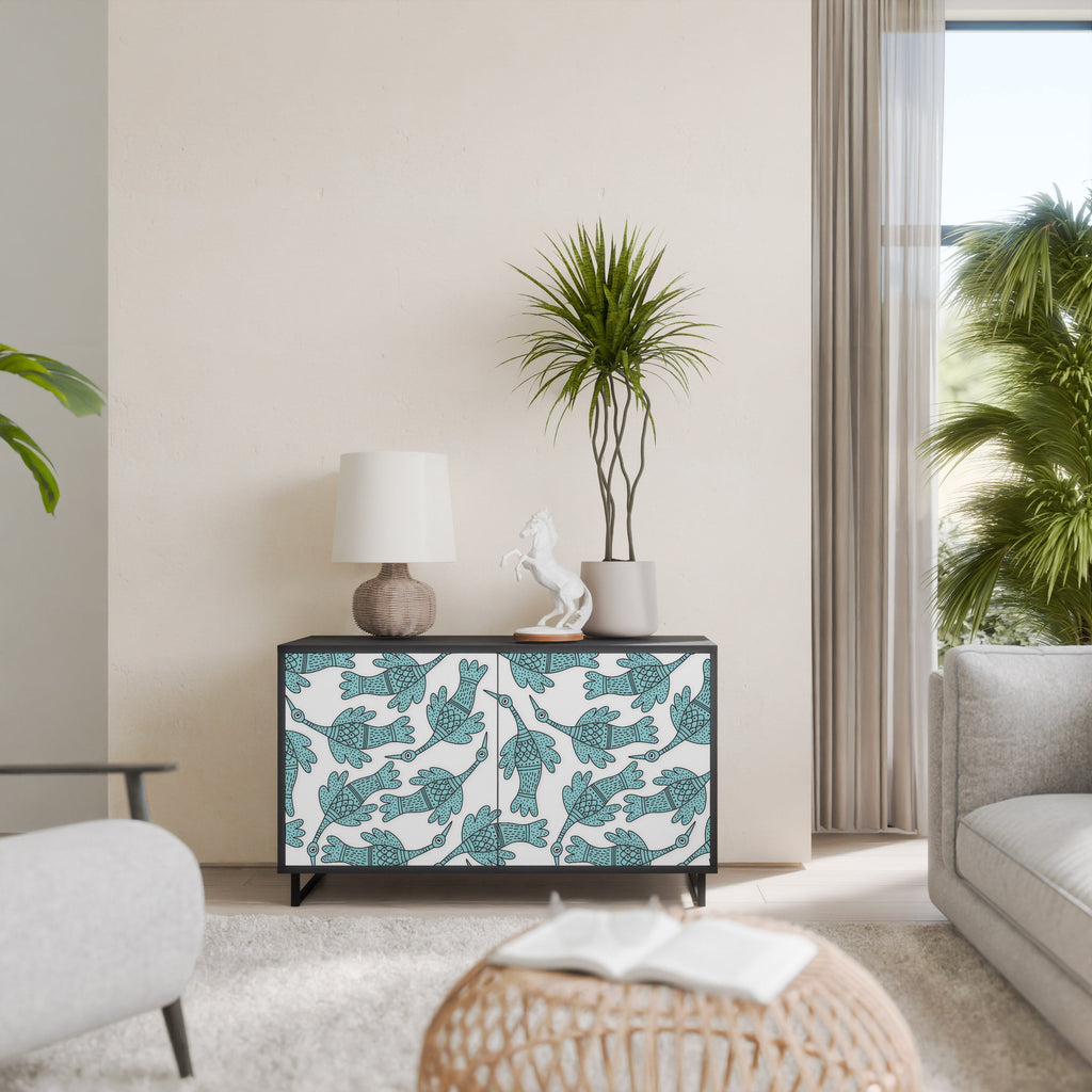 Buffet 2 portes WATERSPOUT SONGIBIRD en finition noire