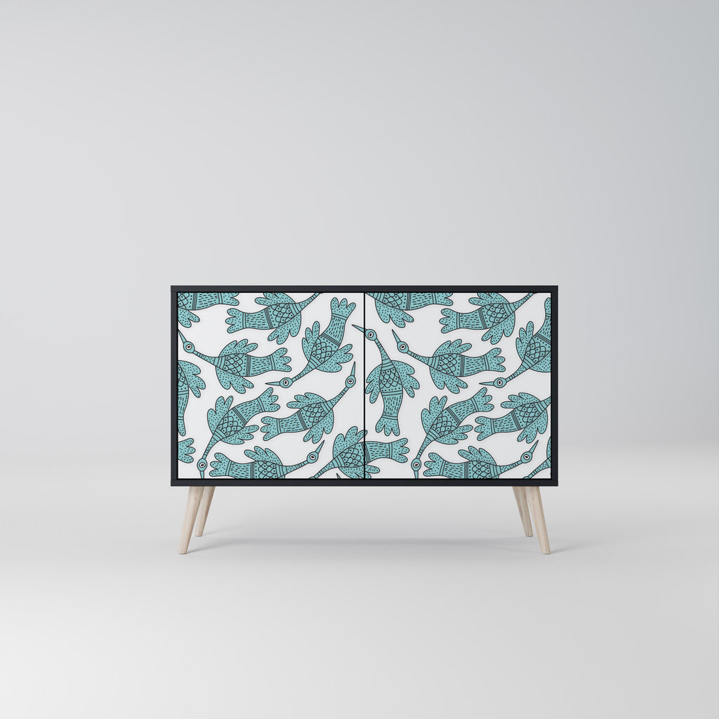 Buffet 2 portes WATERSPOUT SONGIBIRD en finition noire