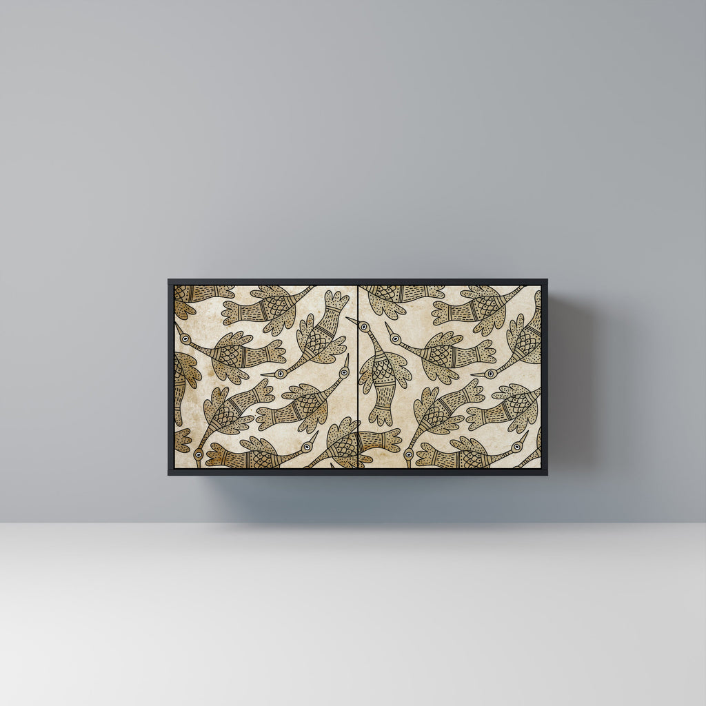 Buffet 2 portes ALMONDINE SONGBIRD finition noire