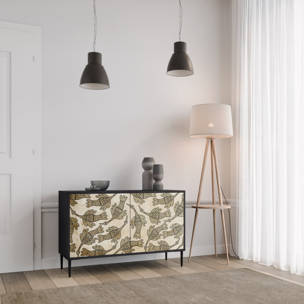ALMONDINE SONGBIRD 2-Door Sideboard