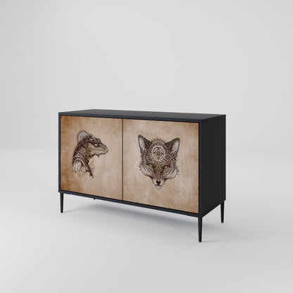 STEAMPUNK CLAN 2-Door Sideboard