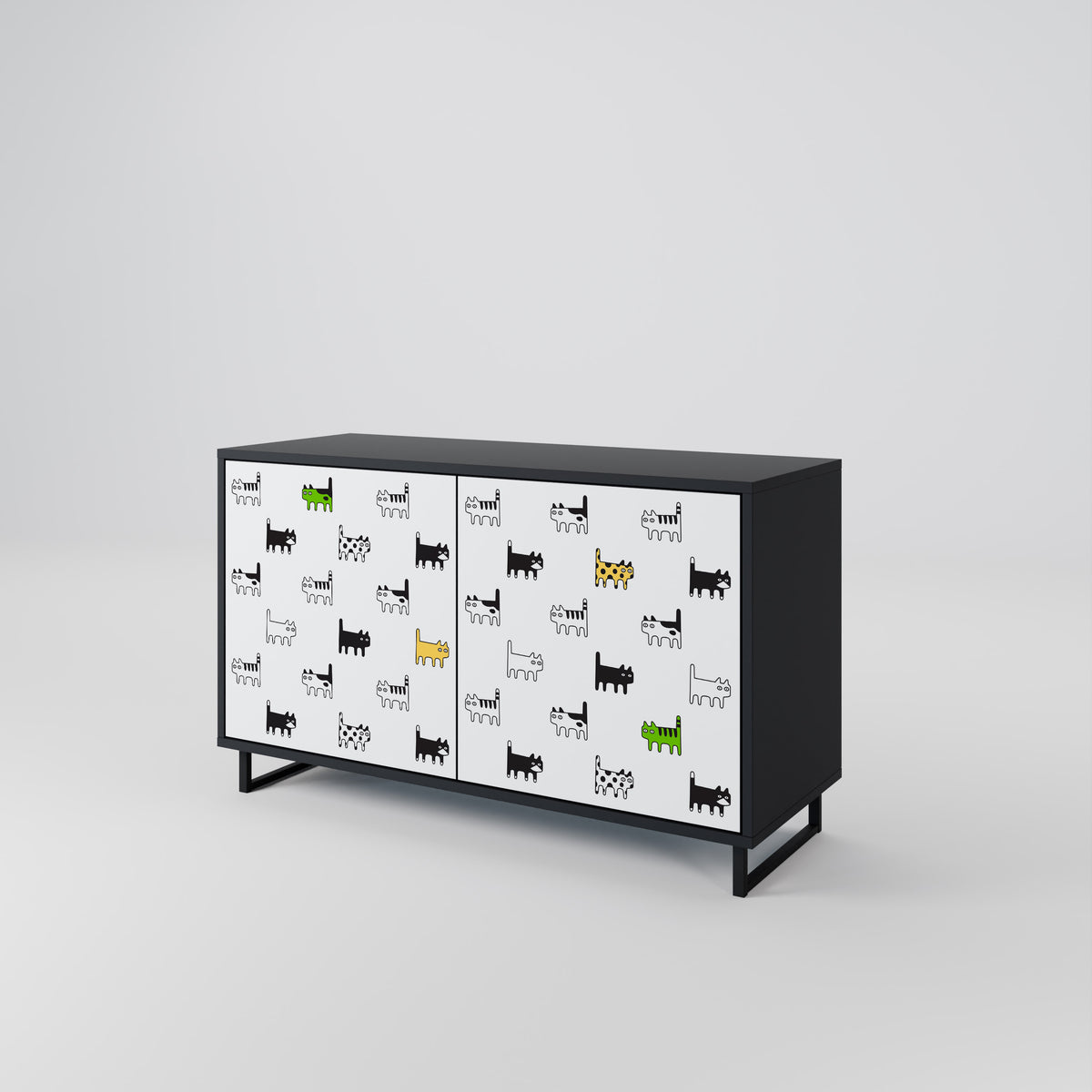 CATS COMPILATION 2-Door Sideboard