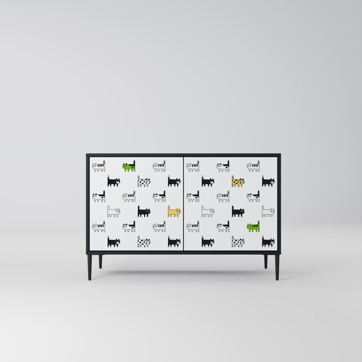 CATS COMPILATION 2-Door Sideboard
