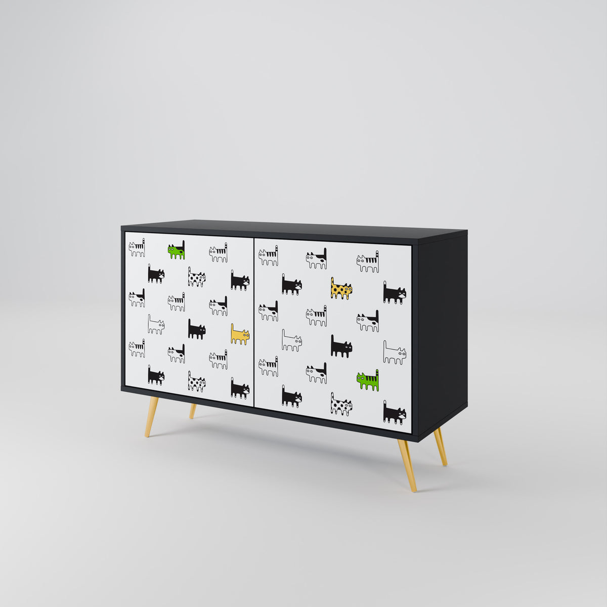 CATS COMPILATION 2-Door Sideboard