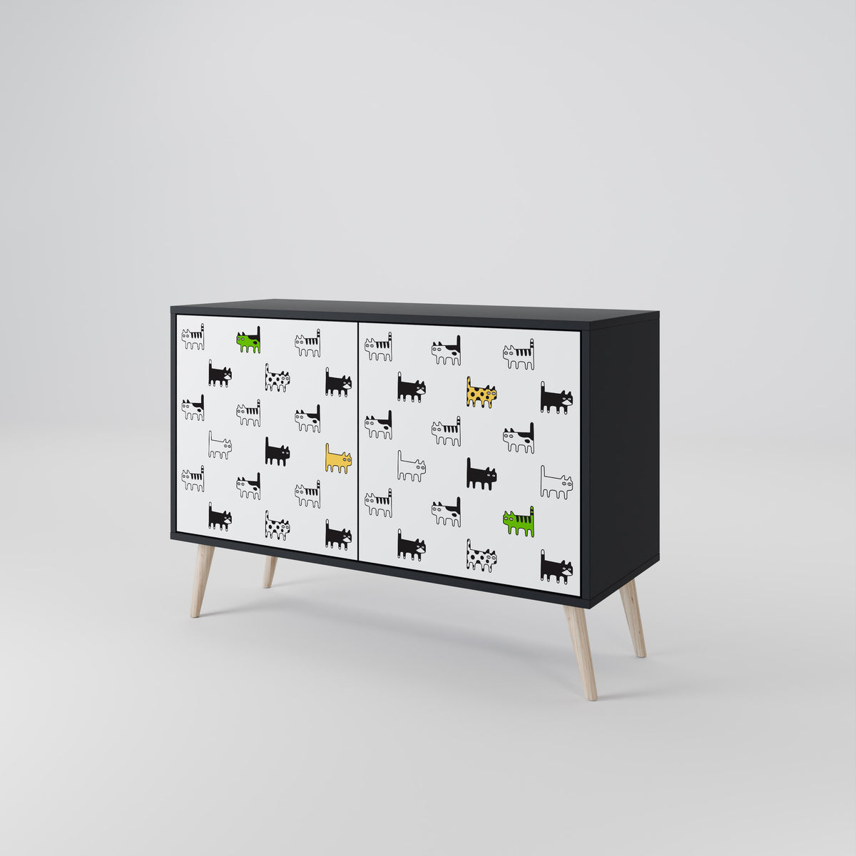 CATS COMPILATION 2-Door Sideboard