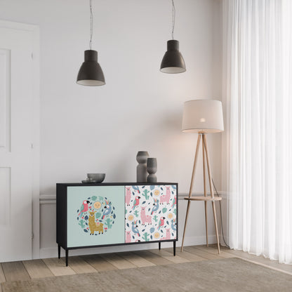 COLORFUL ALPACAS 2-Door Sideboard