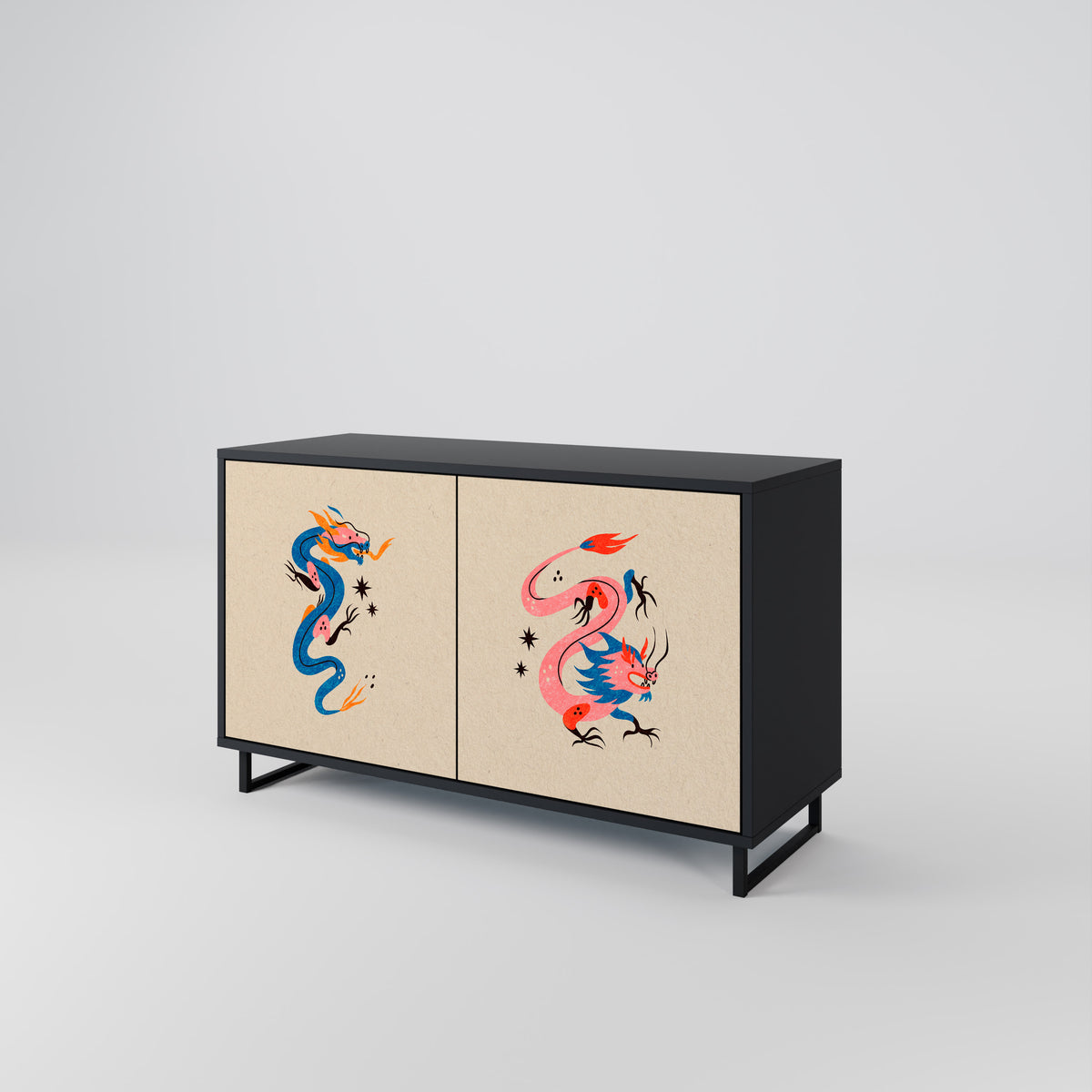 MYTHOLOGICAL CREATURES 2-Door Sideboard