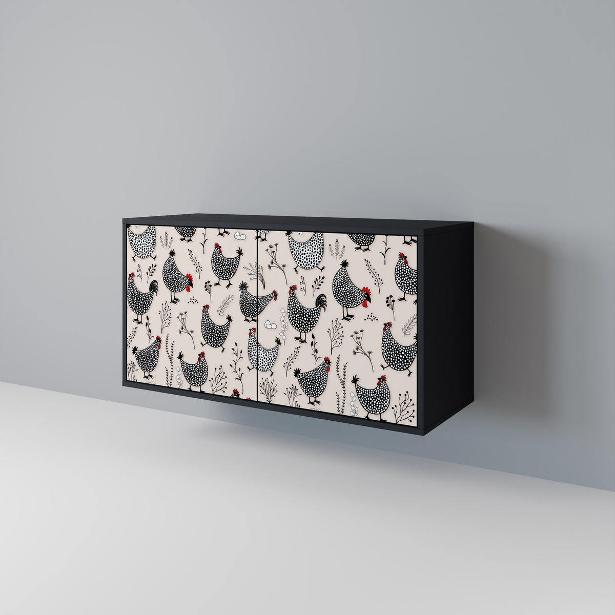 HAPPY HENS 2-Door Sideboard