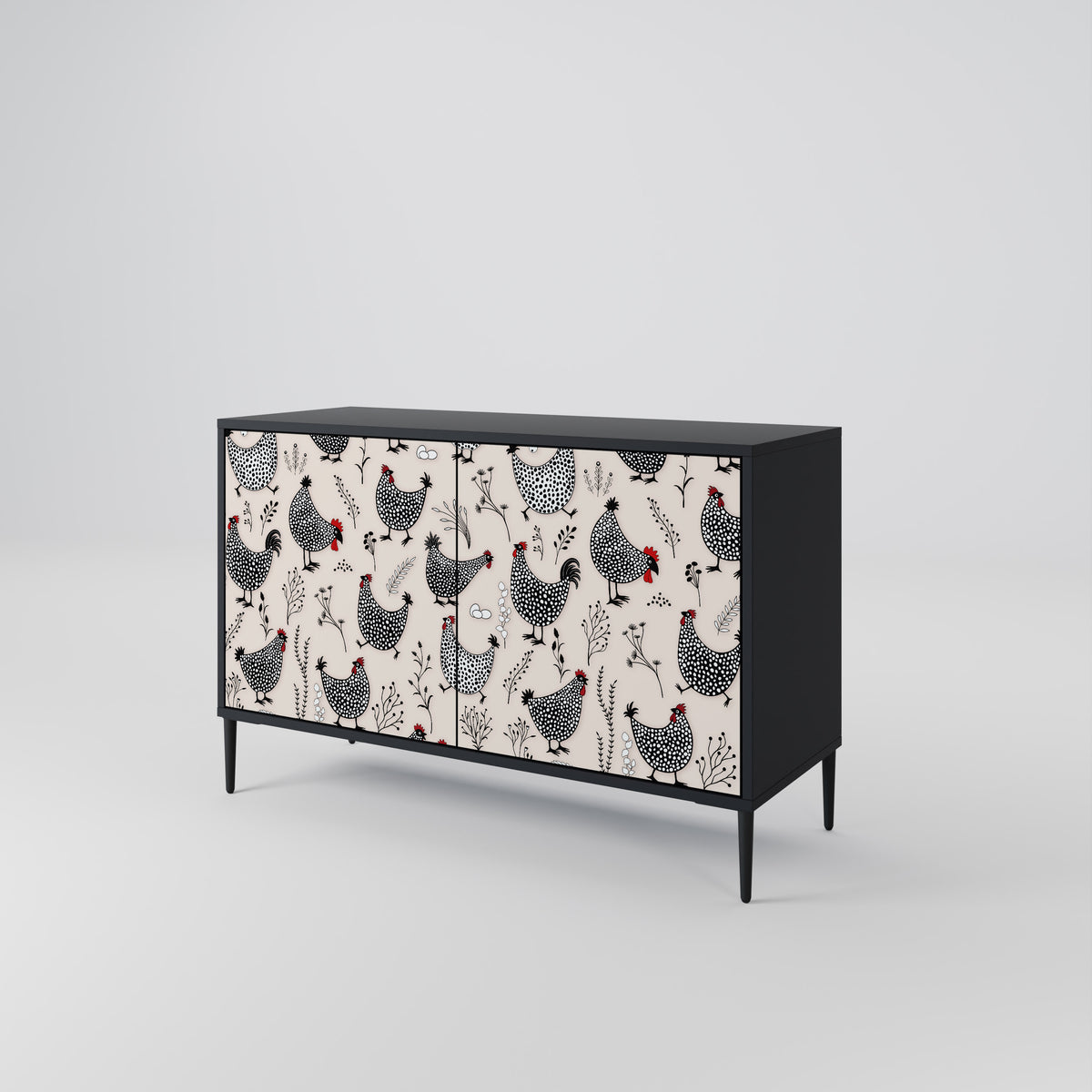 HAPPY HENS 2-Door Sideboard