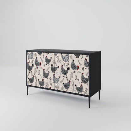 HAPPY HENS 2-Door Sideboard