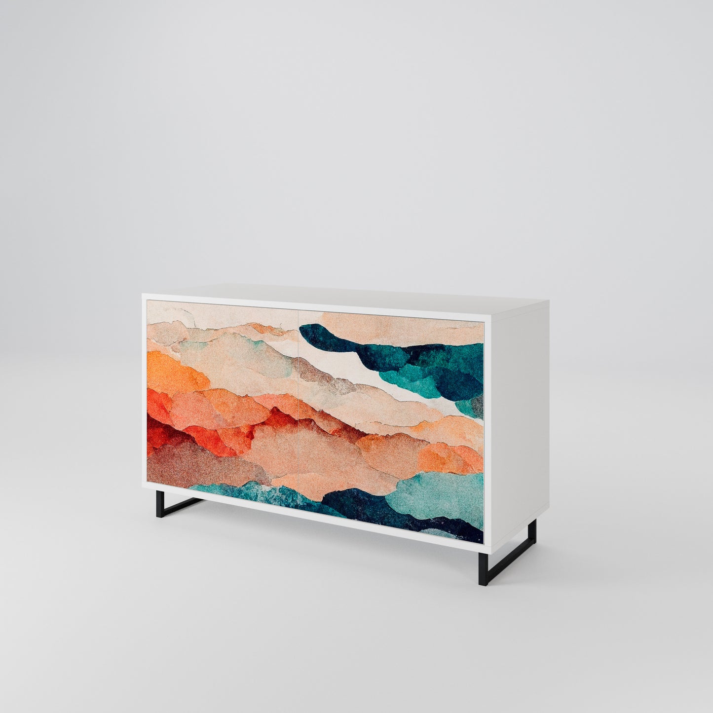 ABSTRACT LANDSCAPE 2-Door Sideboard