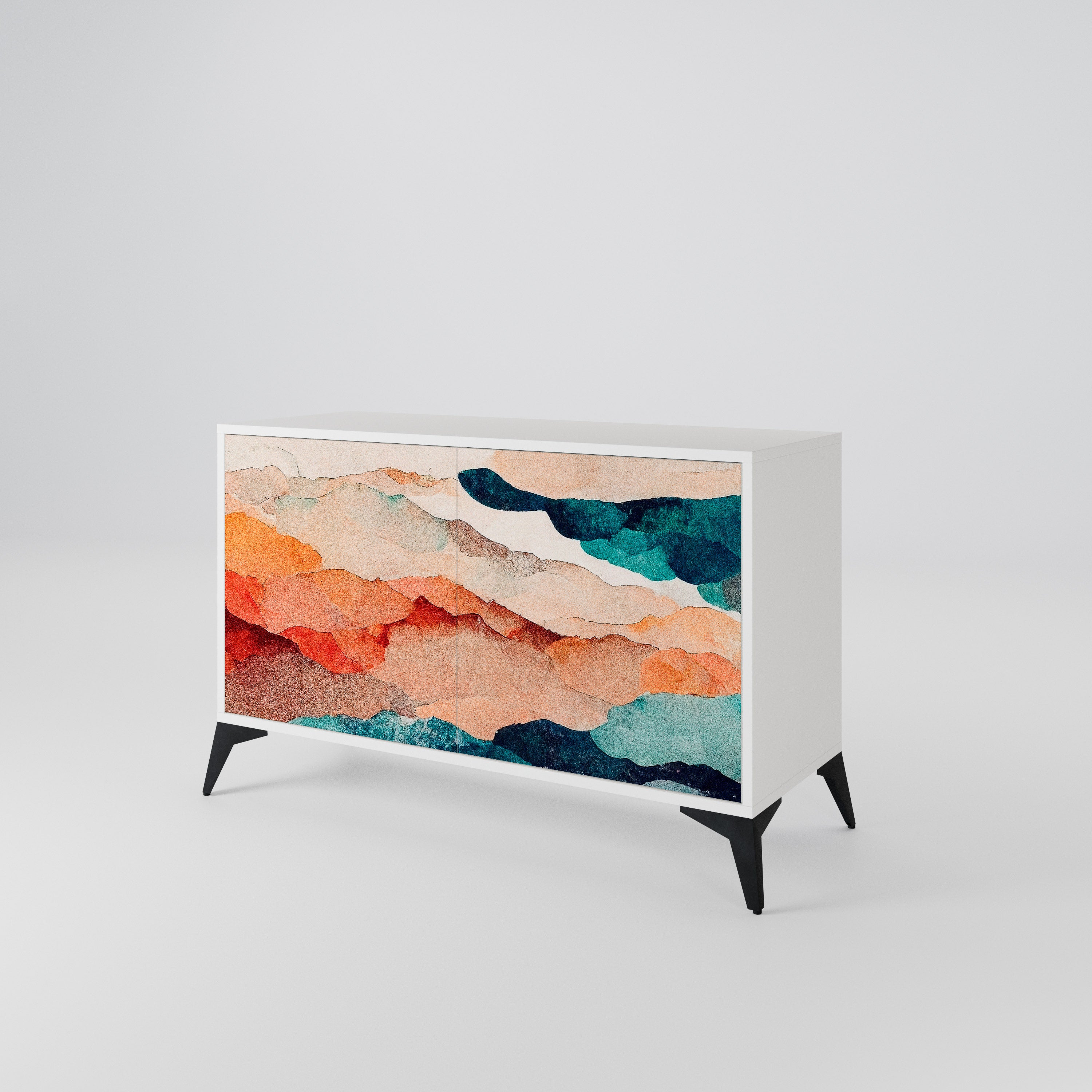 ABSTRACT LANDSCAPE 2-Door Sideboard