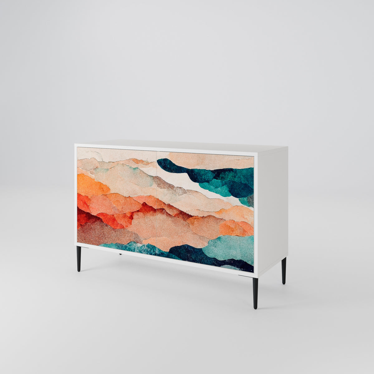 ABSTRACT LANDSCAPE 2-Door Sideboard