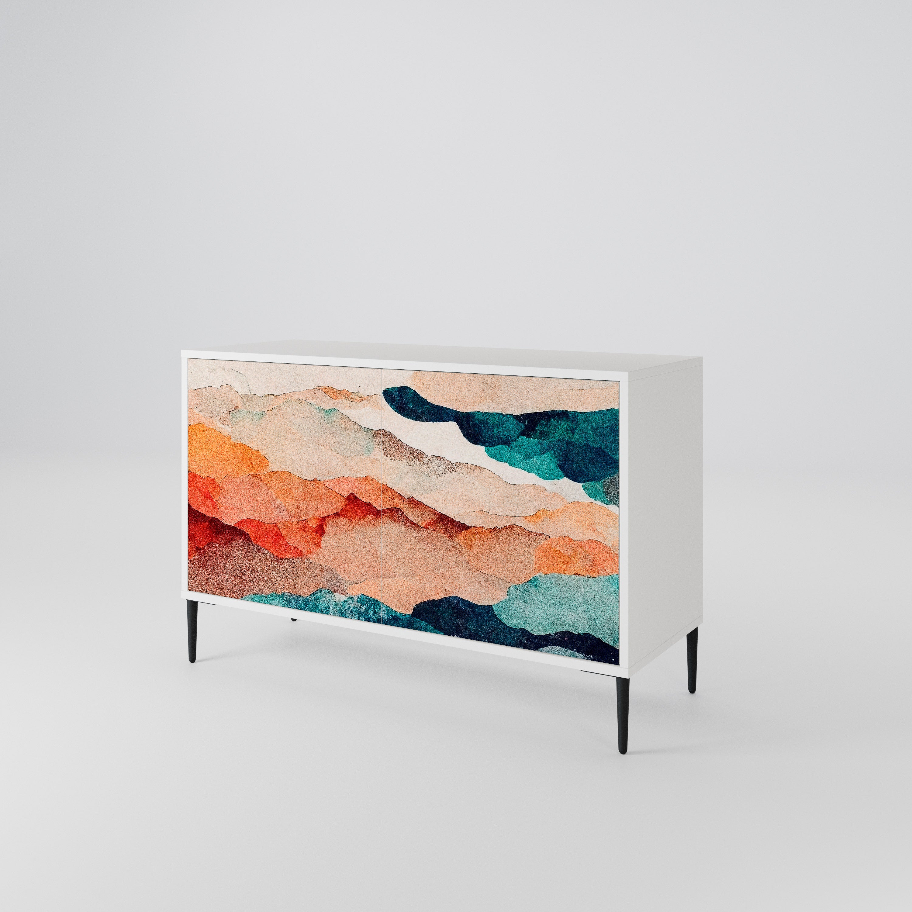 ABSTRACT LANDSCAPE 2-Door Sideboard