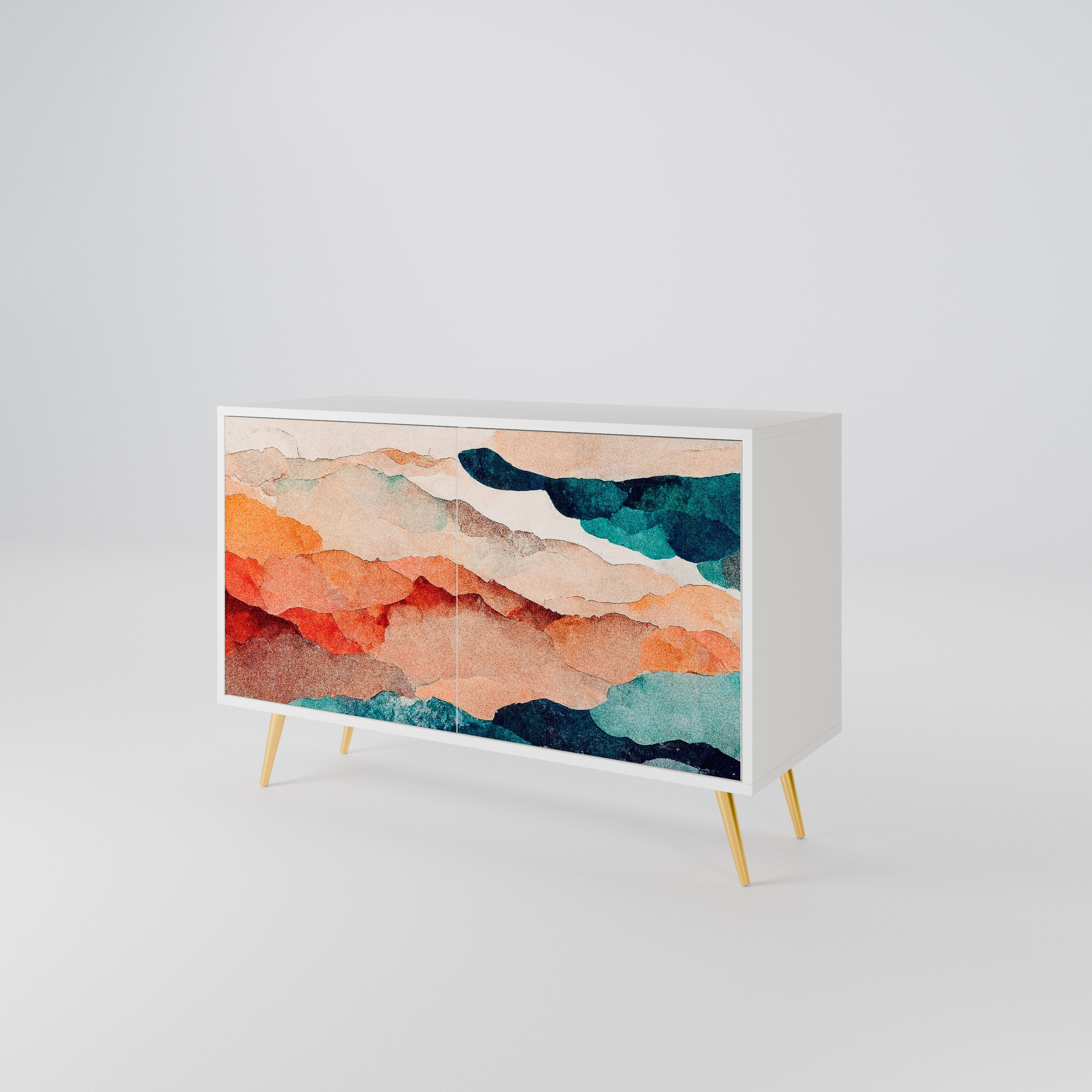 ABSTRACT LANDSCAPE 2-Door Sideboard