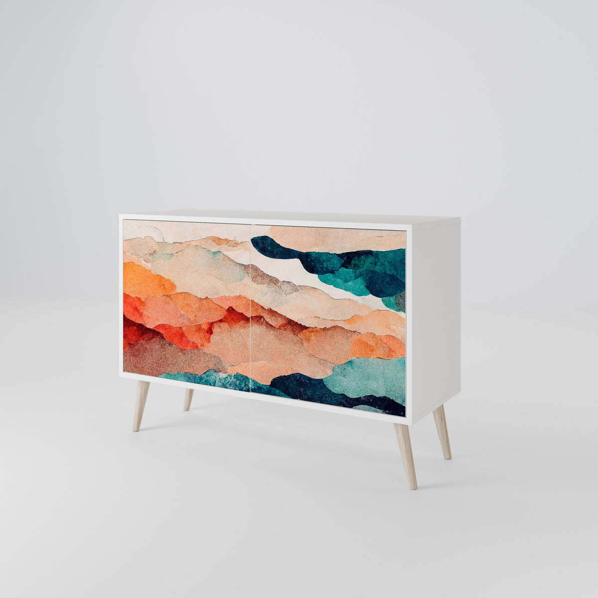 ABSTRACT LANDSCAPE 2-Door Sideboard