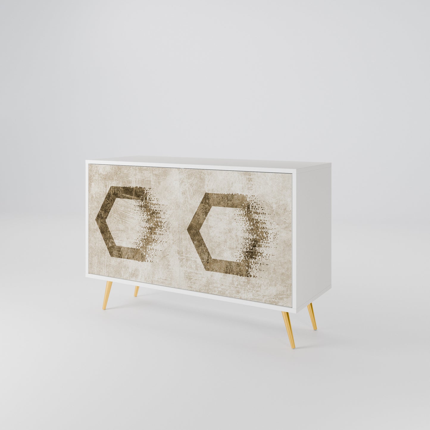 HEXAGONAL SHAPES 2-Door Sideboard