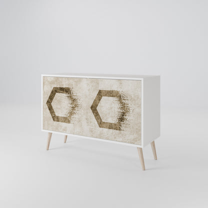 HEXAGONAL SHAPES 2-Door Sideboard