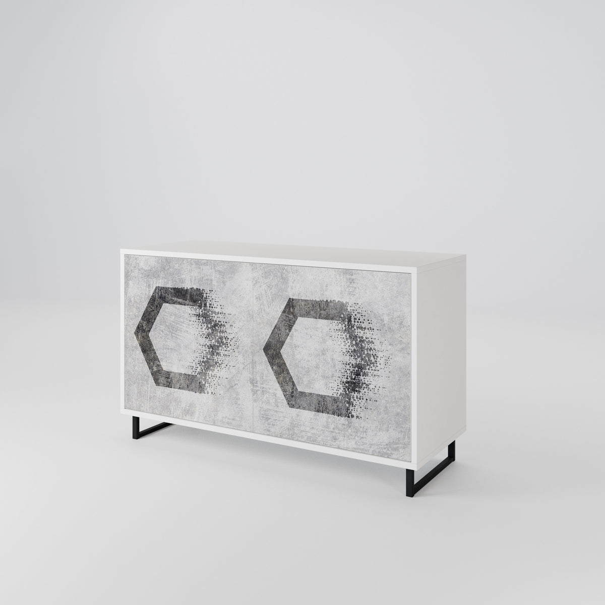 HEXAGONAL FIGURES 2-Door Sideboard