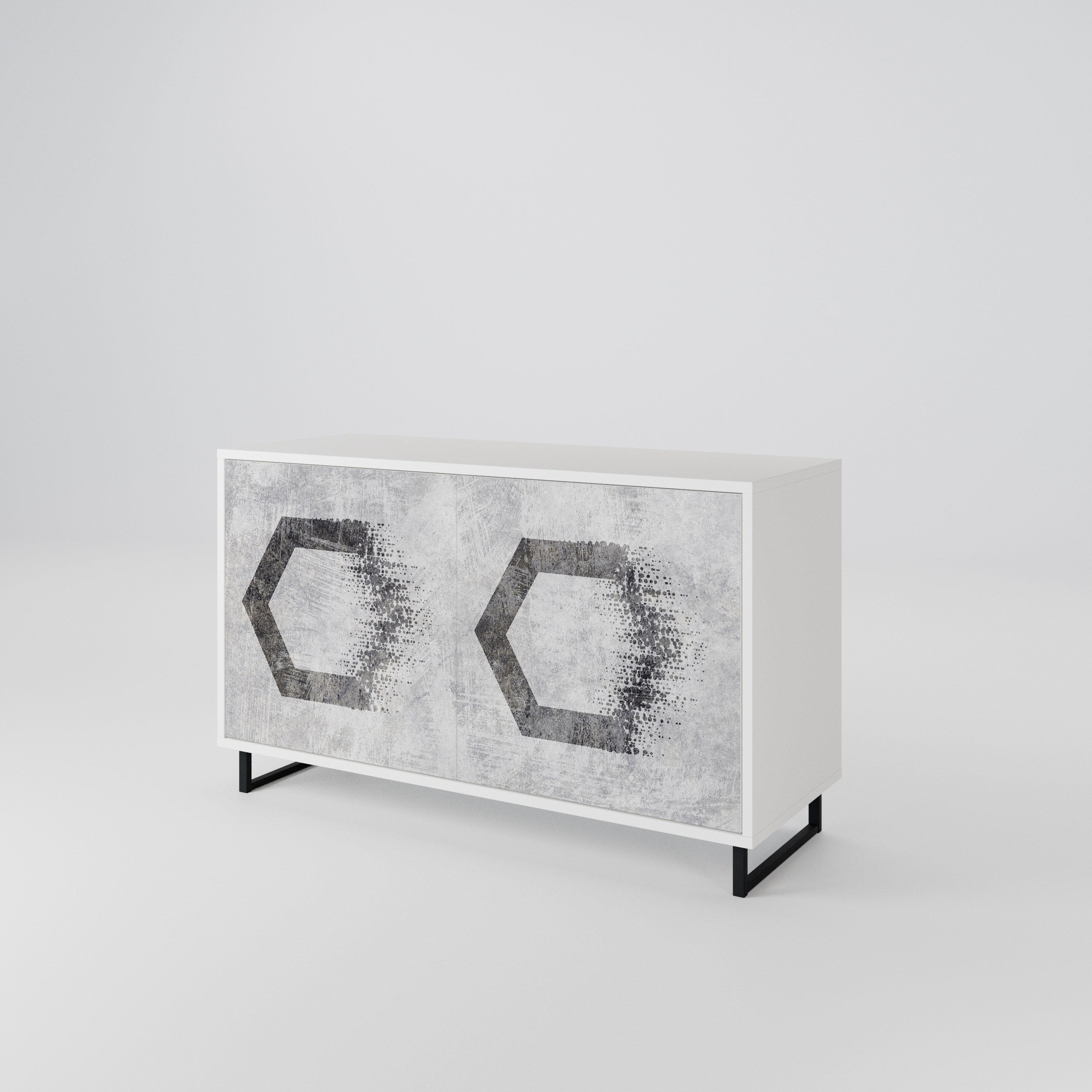 HEXAGONAL FIGURES 2-Door Sideboard