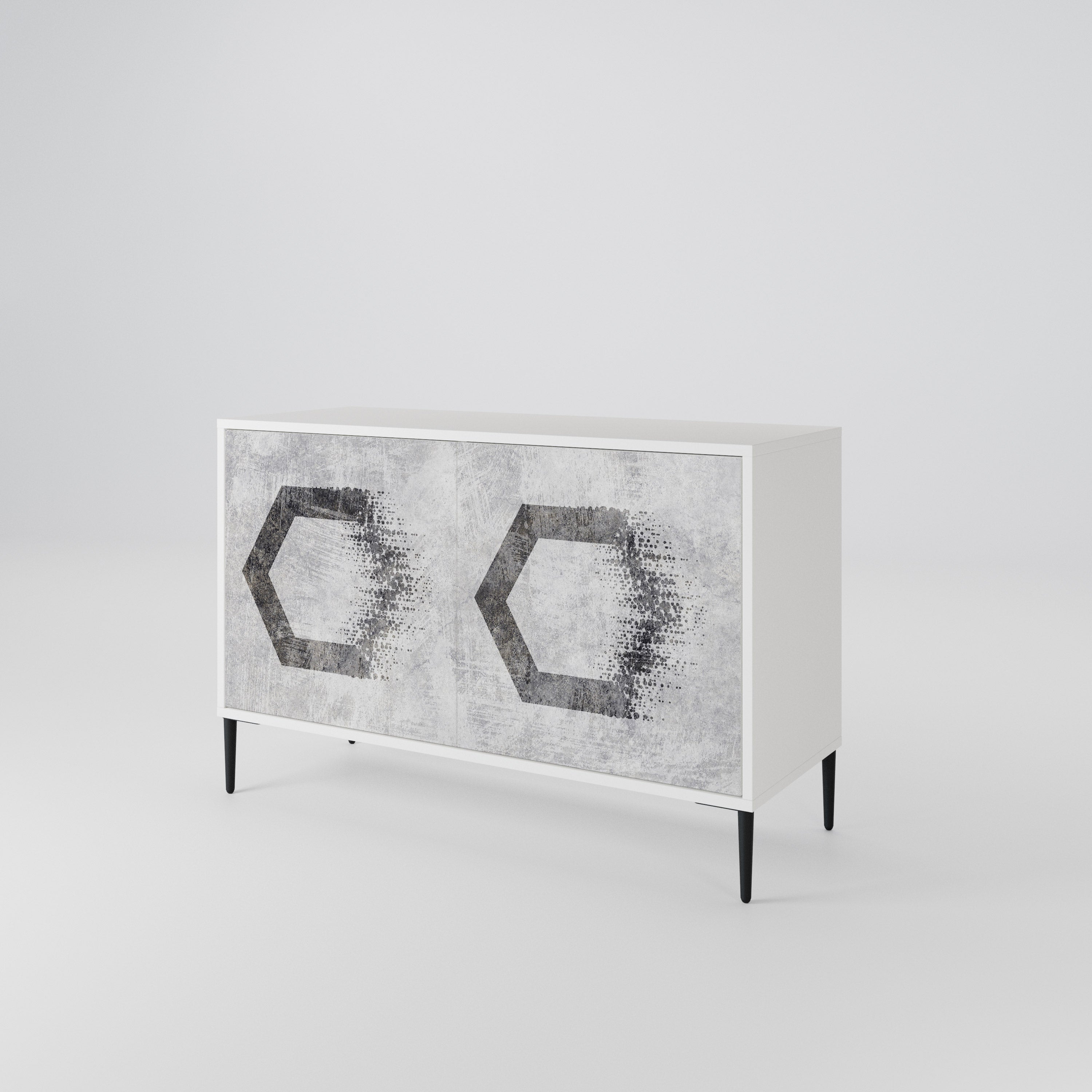 HEXAGONAL FIGURES 2-Door Sideboard