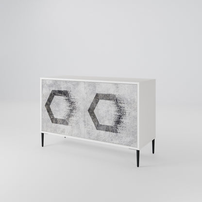 HEXAGONAL FIGURES 2-Door Sideboard