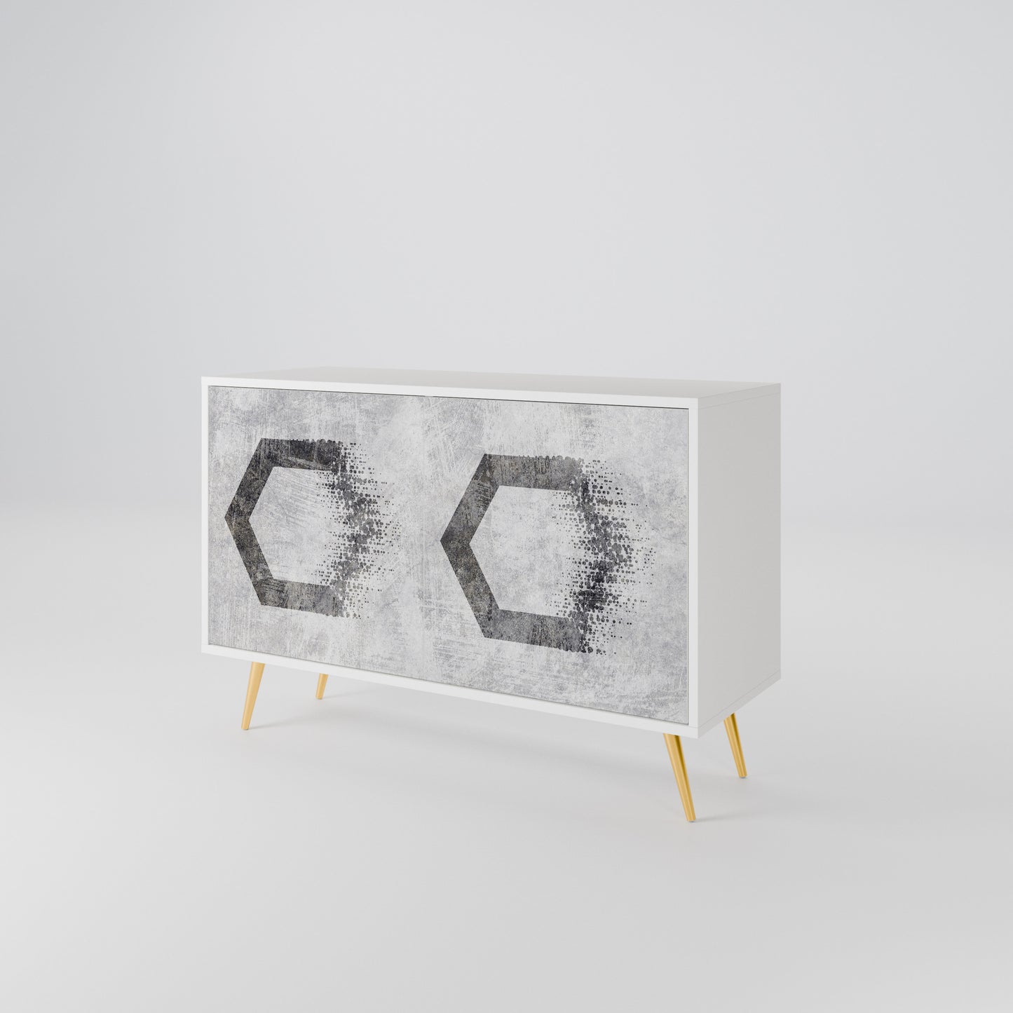 HEXAGONAL FIGURES 2-Door Sideboard