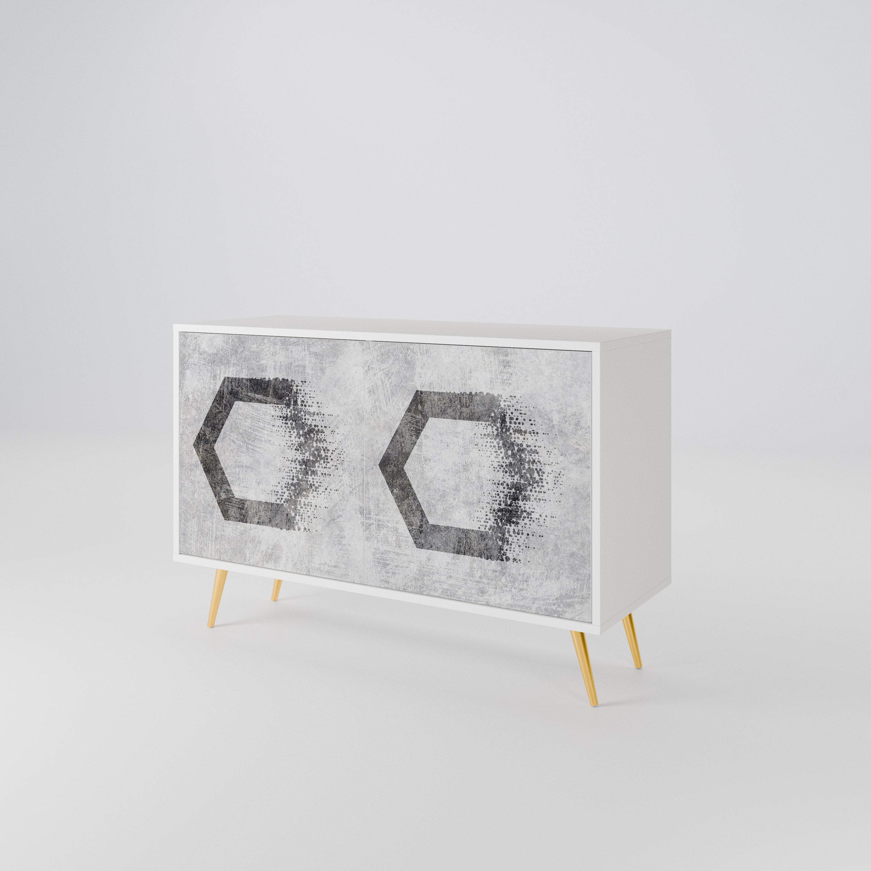 HEXAGONAL FIGURES 2-Door Sideboard