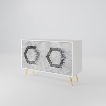 HEXAGONAL FIGURES 2-Door Sideboard