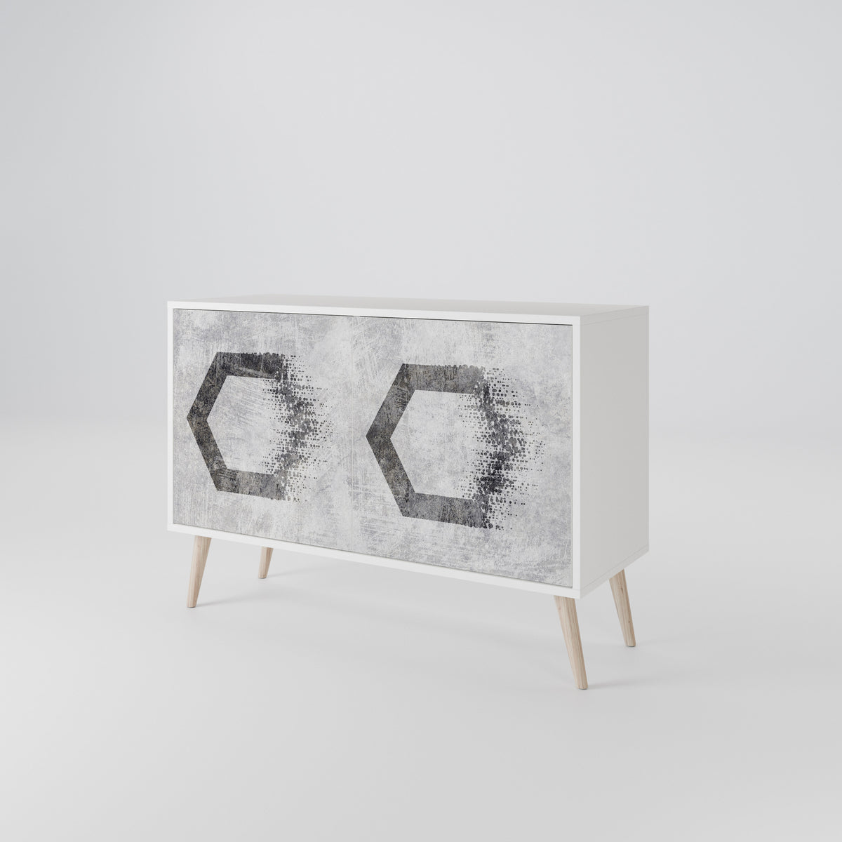 HEXAGONAL FIGURES 2-Door Sideboard