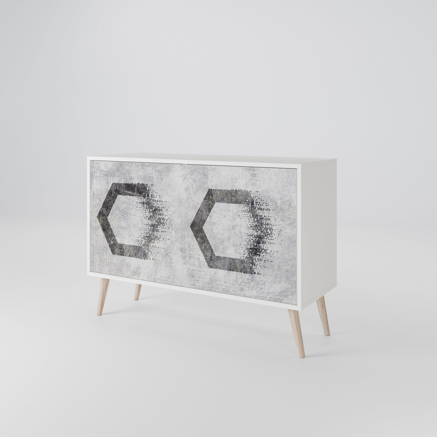 HEXAGONAL FIGURES 2-Door Sideboard